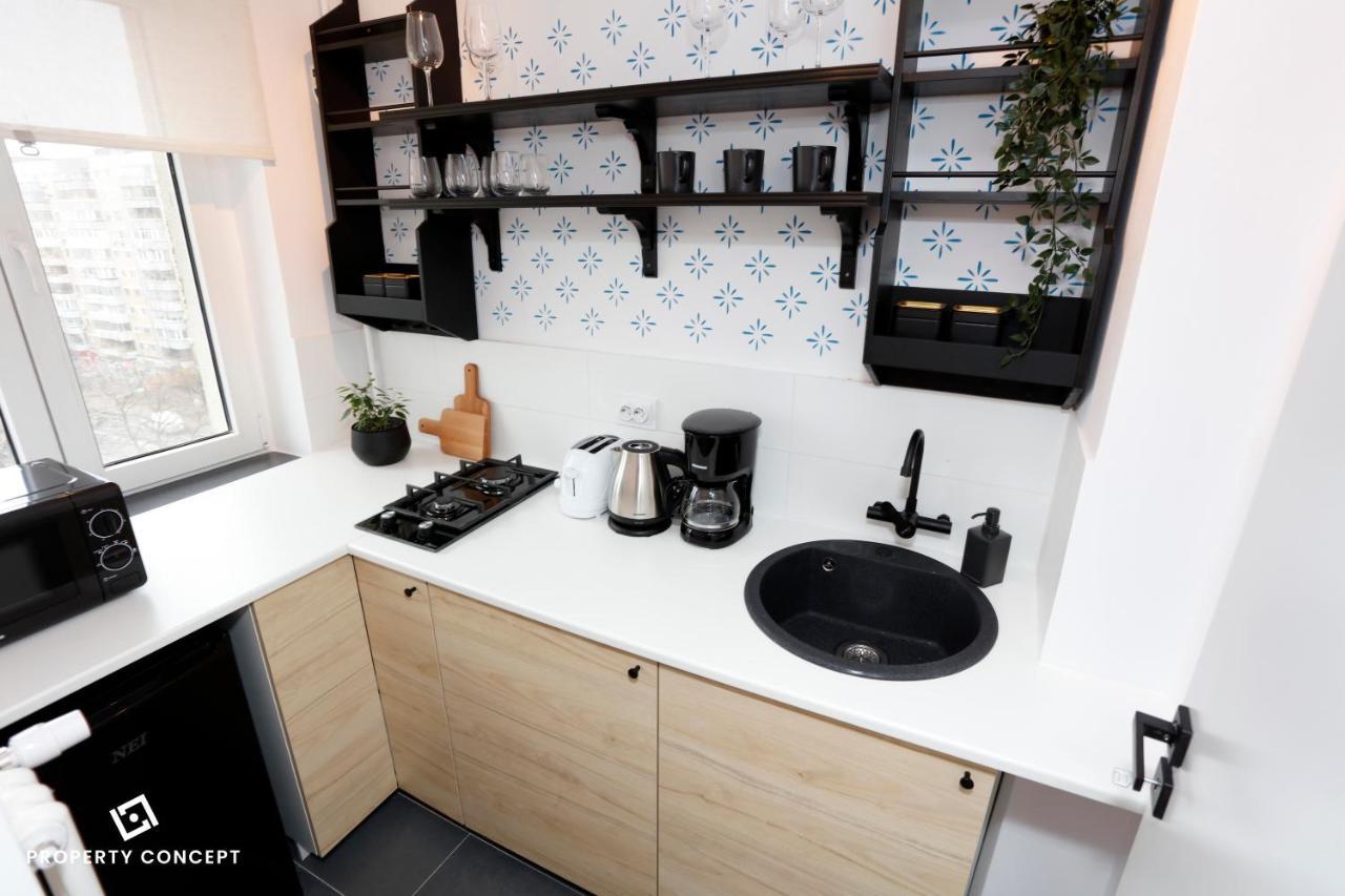 Chic Scandinavian Style Studio Apartment Bucharest Exterior photo